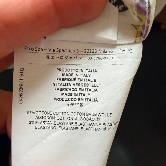 Etro Floral tapestry Paisley Button-Up Shirt - Picture 5 of 6